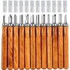 AUGSUN Wood Carving Knife Set - 20 PCS Hand Carving Tool Set for DIY Sculpture Carpenter Experts & Beginners