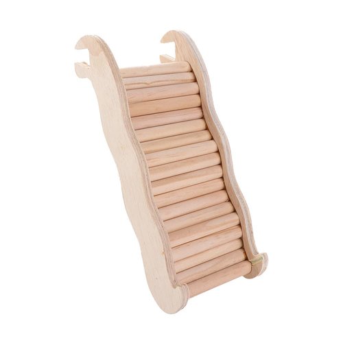Leadigol Hamster Climbing Toy Wooden Ladder Bridge Squirrel Guinea Pigs Small Animals Ramp Bridge, Long Climbing Wooden Ladder for Hamsters Mice Mouse Gerbils Sugar Glider Rat and Other Small Animals