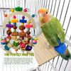 Kewkont Bird Toys Parrot Toys Natural Corncob Wooden Mango Solid Chew Toys for Small and Medium Parrots, African Grey Parrots, Cockatiels, Poodles, Sun Parrots, Lovebirds