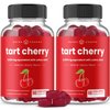 NutraChamps (2-Pack 120 Tart Cherry Gummies - 3000mg Supplement with Celery Seed Extract - Vegan Tart Cherry Concentrate Gummy Vitamin