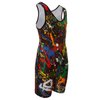 KO Sports Gear - Unisex Wrestling Singlet (Paint Splatter, Youth Medium)