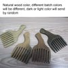 1 Pack Sandalwood Hair Comb with Wide Tooth, Afro Pick, and Beard Styling Functions