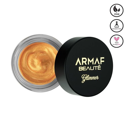 Armaf Beauté Glimmer: Jelly Highlighter - Makeup Highlighter for Natural Radiance, One Stroke Glow | Versatile Face Highlighter Bronze