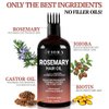 Rosemary Oil for Hair Growth with Castor, Jojoba, and Biotin, Natural Hair Strengthening Serum, Scalp and Beard Oil, Aceite De Romero Para El Cabello