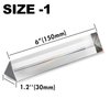 Young4us 2 Pack 6-inch Crystal Optical Glass Triangular Prism for Photography, Kids, Science, Teaching Light Spectrum, Physics and Taking Photos Pictures (Set of 2, 150mm)