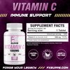 FXSUPPS Vitamin C 1,000mg 200ct (1 Pack of 200 Tablets) | Vegan-Friendly Vitamin C Supplement for Adult Men and Women | Supports Immune System, Improves Mood, and Improves Skin Health