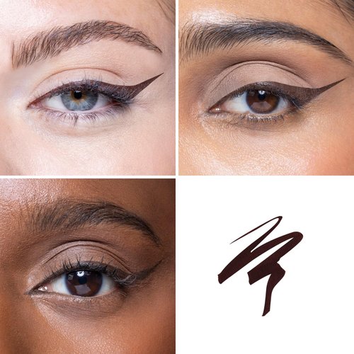 OFIR Eye Edge Liquid Eyeliner Pen | Waterproof Ultra Matte Formula, Soft Tip for Precise Application | Smudge Proof Eyeliner with Easy Flow Design | Deep Rich Brown (Carob) | 0.04 Fl Oz