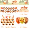 Squirrel Birthday Party Decorations Woodland Animals Squirrel Party Supplies Includes Squirrel Happy Birthday Banner Cake Topper Cupcake Toppers Balloons for Squirrel Themed Party Zoo Animals Party