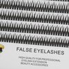 Bodermincer 400pcs D Curl Lash Clusters 8-10-12-14mm MIX Fish Tail Premade Volume Lash Fans Volume Lashes Knotted with Cluster Eyelashes Mink Individual Eyelashes Extensions (14mm)