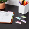Avery Margin Ultra Tabs, 2.5" x 1", 2-Side Writable, Assorted Pastel Colors, 24 Repositionable Tabs (74769)