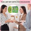 Gisafai 12 Set Back to School Inspirational Manicure Set Gift School Appreciation Gifts Thank You Nail Clipper Set Gift Bulk for Student Employees Teachers Office Coworkers Customers