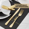 Xingjiake 12-piece Gold Steak Knives, Steak Knives Set Of 12, Stainless Steak Knives, Serrated Butter Knife, Dinner Knives Set, dishwasher safe