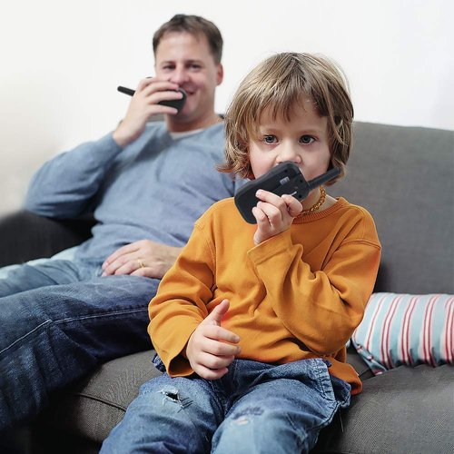 Nestling Walkie Talkies for Kids, 22 Channels 2 Way Radio Toy 3 KM Range, Best Christmas Birthday Gifts for 3-12 Year Old Kids to Outside Adventures, Camping, Hiking(3 Pack)