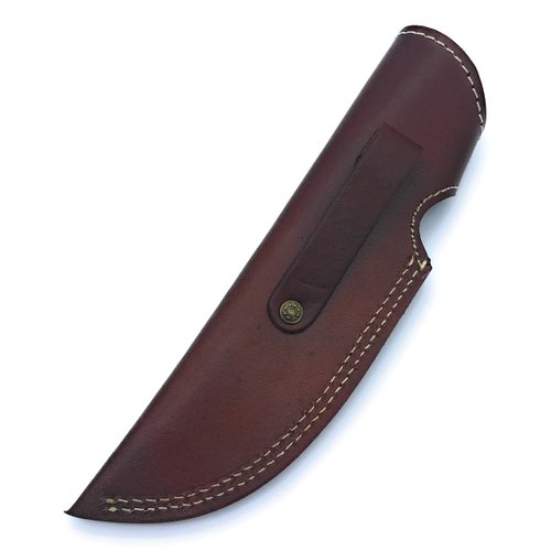 9" long handmade leather sheath For Fixed blade knife