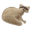 SPOT Dura-Fused Leather Raccoon - Dog Toy with Squeaker, Made With Real Leather and Jute Fabric, Interactive Toy for Aggressive Chewers, Durable Squeaky Toy for Dogs and Puppies, Small - 7.25in