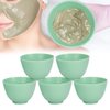 5 Pieces Silicone Bowl Diy Facial Mask Mixing Bowl, Mud Mask and Other Skincare Products Bowl Cosmetic Beauty Tool for Home Salon Spa Face Skin Applicator Bowl