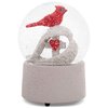 Elanze Designs Elephant Pride Family 100MM Sturdy Wind Up Musical Glitter Water Snow Globe Magical Tabletop Dresser Nightstand Figurine Decoration Plays Tune Born Free