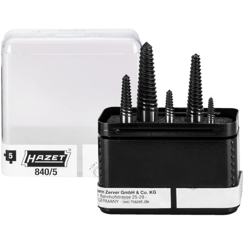 Hazet 840/5 Screw Extractor Set 5 Piece
