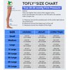 TOFLY® Medical Thigh High Compression Stockings Footless for Women & Men, Opaque Support Hose, 20-30mmHg Graduated Compression Socks with Silicone Band for Varicose Veins, Edema, DVT, 1 Pair Beige M