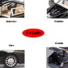 Toy Cars Rolls-Royce Phantom Model Black Alloy Collectibles Diecast Vehicles with Sound and Light