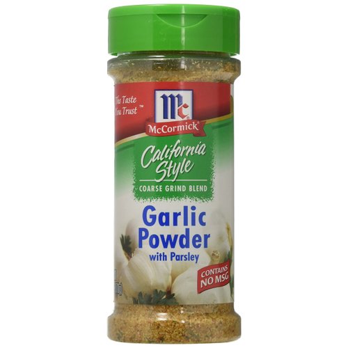 McCormick California Style GARLIC POWDER with Parsley 6oz (Quantity 2)