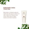 Hanalei Cruelty-Free Paraben-Free Kukui Body Lotion | Dye-Free Moisturizer with Kukui Nut Oil, Shea Butter, Jojoba Oil | Hydrating Formula for Dry Skin | Made in USA | Travel Size (80 ml)