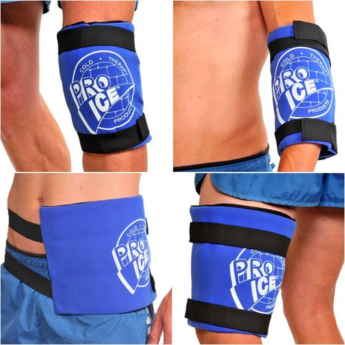 Pro Ice Cold Therapy Ice Pack Body Wrap for Knee, Arms, Hip or Back- Multi-Purpose Cooling Icing Compression Joint Support - Rapid Relief Fit, Durable - 1 Wrap with Adjustable Straps Included