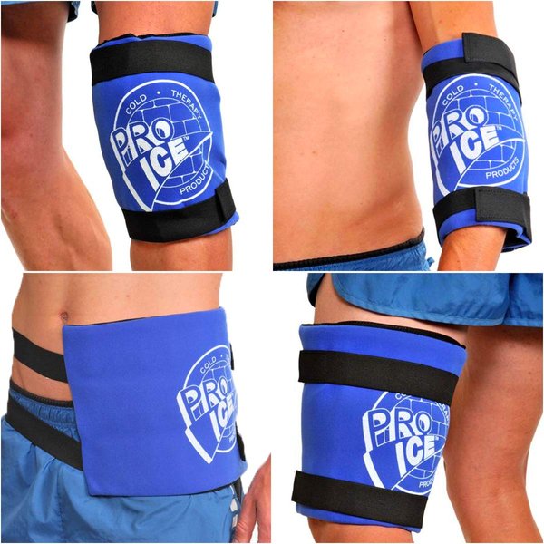 Pro Ice Cold Therapy Ice Pack Body Wrap for Knee, Arms, Hip or Back- Multi-Purpose Cooling Icing Compression Joint Support - Rapid Relief Fit, Durable - 1 Wrap with Adjustable Straps Included