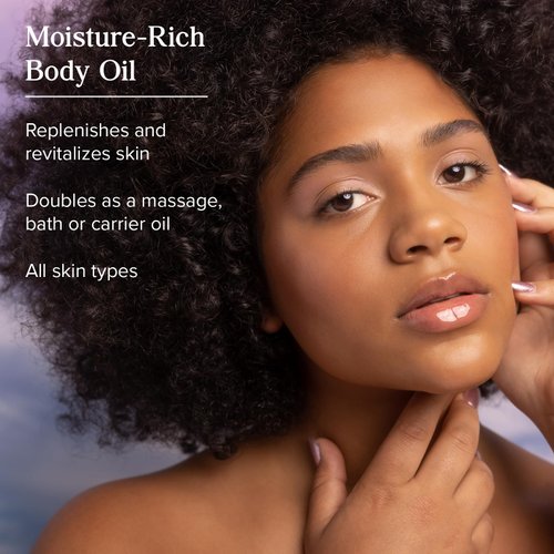 HERITAGE STORE Aura Glow Rose Body Oil, Luxurious Body Moisturizer for Dry Skin, Massage Oil, Bath and Shower Oil, Carrier Oil for Essential Oils and Aromatherapy, Rose Scent, 60-Day Guarantee, 8oz