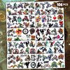 106 PCS Dirt Bike Temporary Tattoos Sticker Motocross Bicycle Sport Birthday Party Decorations Favors Supplies Gifts Boys Girls Men Women Cute Motorcycle Fake Tattoo School Prizes Carnival Game