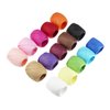 Raffia Paper Ribbon Twine Strings 15 Rolls 15 Colors Set for DIY Craft Gift Box Packing
