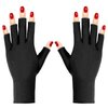 Pimoys UV Gloves for Gel Manicures UPF50+ Fingerless UV Light Gloves for Gel Nails,UV Nails Gloves Manicure Gloves UV Protection Gloves