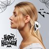 Mabor Ghost Face Hair Clip Funny Big Mask Goth Hair Claw Clips Ponytail Claw Clips for Women Girls Skull Hair Clips for Cosplay Costume Party Daily Wear Halloween Hair Clips