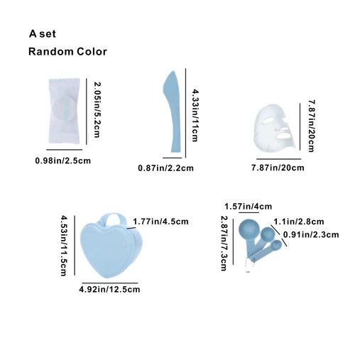 YIKEXIAOSHULIN Face Mask Mixing Bowl,Facial Mask Bowl Reusable Mask Mixing Bowl Household Facial Mud Bowl Bentonite Clay Face Mask Mixing Bowl Set for Women girls Beauty DIY Face mask Mixing Tool Kit