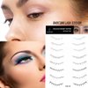 Lower Lashes False Eyelashes Tattoo Stickers Disposable Natural Look Lash Extension Waterproof Fake Eyelashes Tattoo Stickers （16 Pairs）
