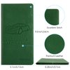 Valardoh Premium Car Registration and Insurance Card Holder, Car Document Holder for Cards, Driver License & other Essential Documents (Dark Green)