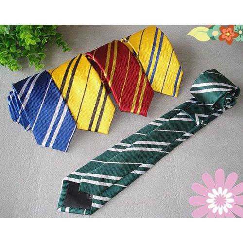 Tie Costume Striped Necktie Halloween Cosplay Party Supplies Accessories for Kids and Adults (Yellow)