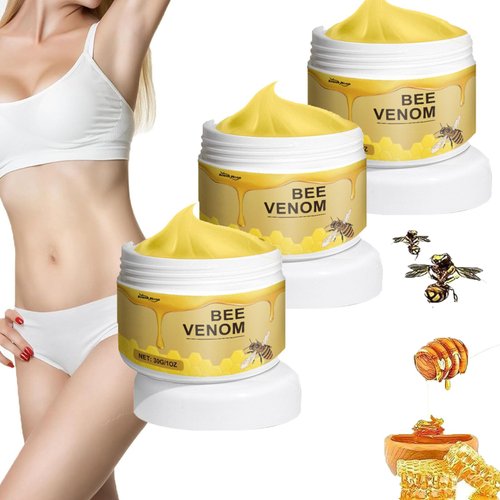 Ruiooy Bee Venom slimming Cream, Firming Body Lotion for Women and Men Body Cream, Cream with Natural (3pc)