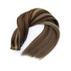 Real Hair Extensions Tape in Chocolate Brown to Caramel Blonde Highlights Human Hair Extensions20 Pieces 22 Inch 60 gram Skin Weft Hair Extensions Seamless Silk Remy Hair Tape on Extensions