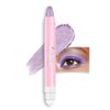 Kaely 2in1 Cream Eye Shadow Brightener Sticks for Eyes, Pencil Eyeshadow Applicator Stick Waterproof Pigmented, Eye Shadow Palette Highlighter Makeup, sombras para ojos, 09 Violet