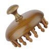 Sandalwood Small Massage Comb and Hair Brush - Scalp Massager, Hair Detangler, and Styling Tool for Natural Hair