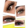 BEYELIAN Volume Lash Extensions, 0.07 D Curl 7-15mm Mixed 16 Rows Tray, Soft Matte Black Eyelash Extensions Volume Lashes Extension Professional Eyelashes Extension Salon Use