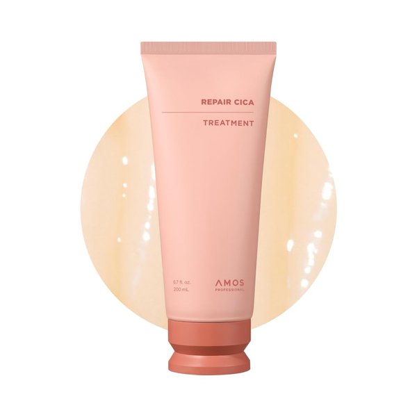 AMOS PROFESSIONAL Repair Cica Hair Mask l Repairs, Strengthens, & Nourishes for Split Ends & Breakage, Reverse Hair Damage from Bleach, Color, Chemical Services, 6.7 fl.oz fl.oz
