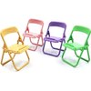 5Pcs Simulation Mini Folding Back Small Chair Model Dollhouse Folding Chair Accessories Doll House Miniature Plastic Furniture Accessories Scene Props for Micro Landscape Dollhouse Furniture