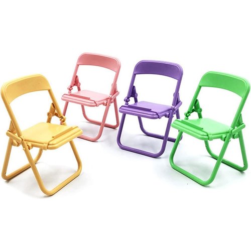 5Pcs Simulation Mini Folding Back Small Chair Model Dollhouse Folding Chair Accessories Doll House Miniature Plastic Furniture Accessories Scene Props for Micro Landscape Dollhouse Furniture