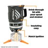Jetboil Zip Camping Stove Cooking System, Carbon