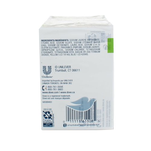 Dove Skin Care Beauty Bar For Softer Skin Cucumber and Green Tea More Moisturizing Than Bar Soap 3.75 oz, 4 Bars