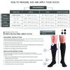 Truform Compression Socks, 8-15 mmHg, Men's Dress Socks, Knee High Over Calf Length, Brown, Small