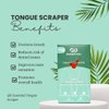 QD Essential Metal Tongue Scraper for Adults with Travel Case: 2 Pack, Tongue Cleaner for Adults with Case, Stainless Steel Tongue Scrapers for Bad Breath, Daily Hygiene, Oral Care
