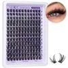 Lash Clusters Wispy Eyelash Extensions 168pcs Fluffy Individual Lashes 10-18mm Waterproof Natural DIY Lash Extensions Cluster Eyelash Extensions by ALICE
